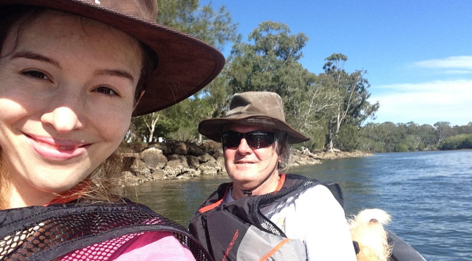 Paddling the Brunswick River